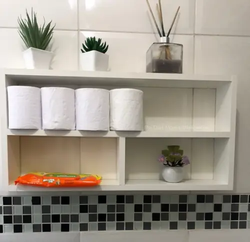 Nicho Decorativo Retangular Banheiro, Sala, Cozinha Mdf..