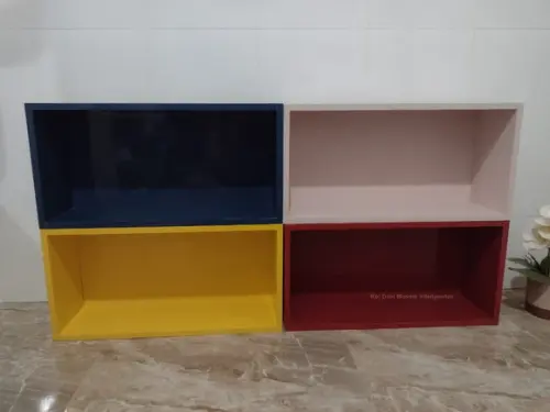 Nicho Decorativo Retangular , Sala, Cozinha 60 cm mdf Rosa