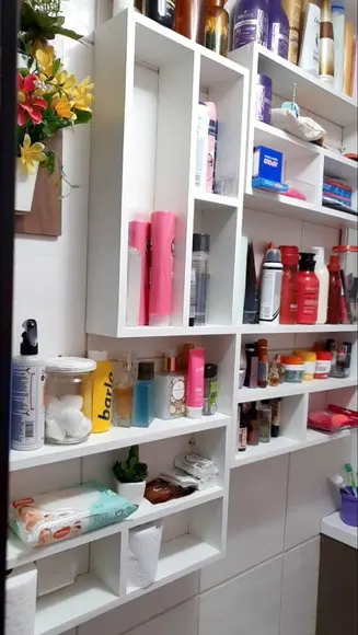 Nicho para Banheiro Cozinha Sala Quarto com Divisória