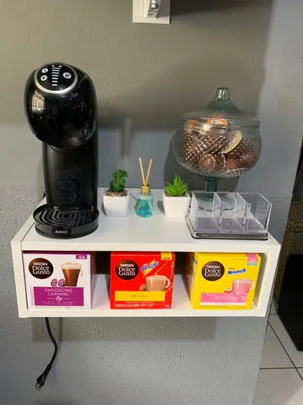Nicho para Cafeteira Cápsulas Dolce Gusto Suporte mdf