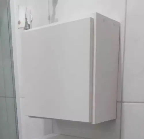 Nicho Toalheiro Armário com Porta para Banheiro 30x30x15