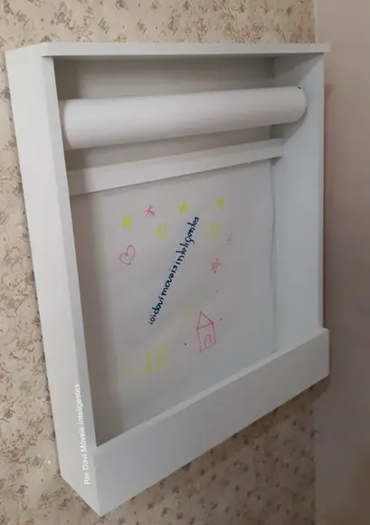 Painel Infantil para Desenho Montessoriano 100%mdf Branco