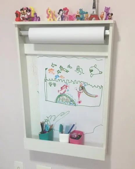 Painel Criativo Montessoriano mdf Branco