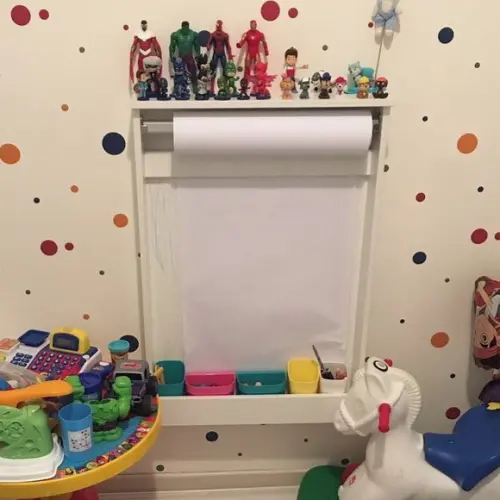 Painel Criativo Montessoriano mdf Branco