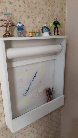 Painel Infantil para Desenho Montessoriano 100%mdf Branco
