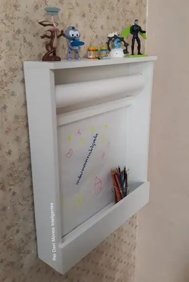Painel Infantil para Desenho Montessoriano 100%mdf Branco