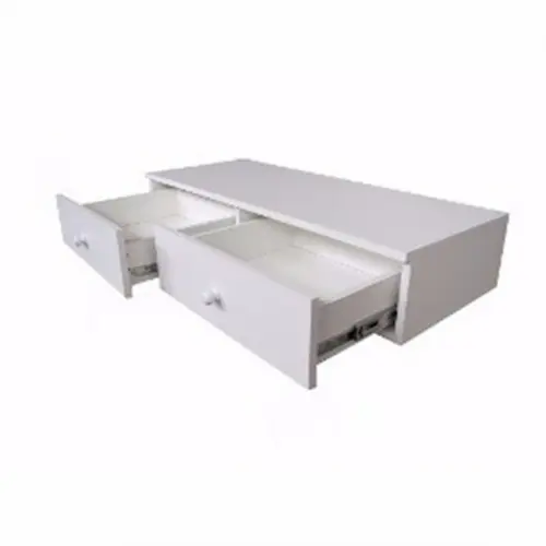 Penteadeira Bancada Suspensa c/ Branca p/ Quarto 100% mdf