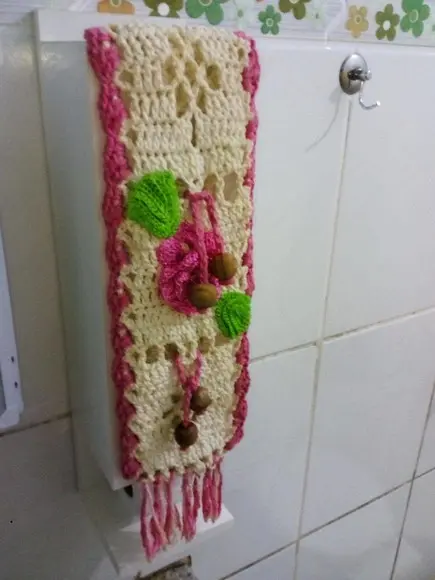 Porta Papel Higiênico Branco Suspenso 100% Mdf..