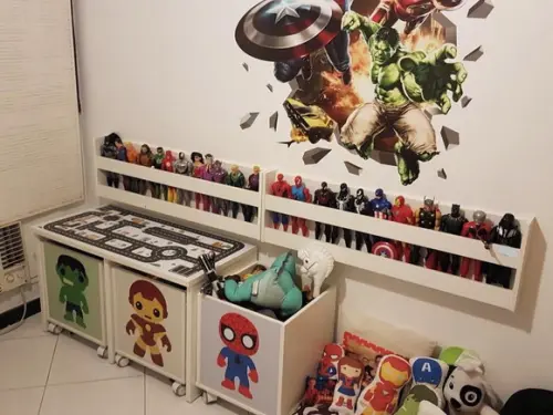 Prateleira Boneco e Boneca Herois 100% mdf ..