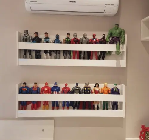 Prateleira Boneco e Boneca Herois 100% mdf ..
