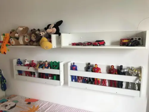 Prateleira Boneco e Boneca Herois 100% mdf ..