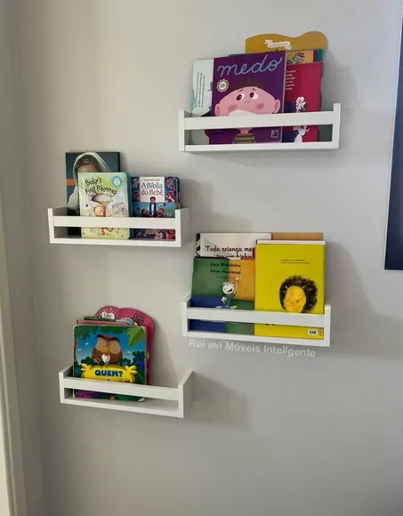 Prateleira Montessoriana Brinquedos Livros Infantil Mdf;