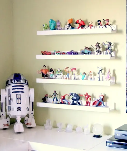 Prateleira Organizadora Carrinhos e Brinquedos Miniatura mdf