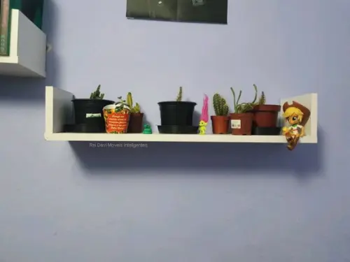Prateleiras u Decorativa p/ Livros mdf Branco - 3 Unidades