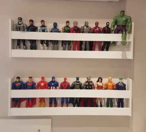 Prateleiras Bonecos e Boneca Herois 50 Cm- 3 Unidades