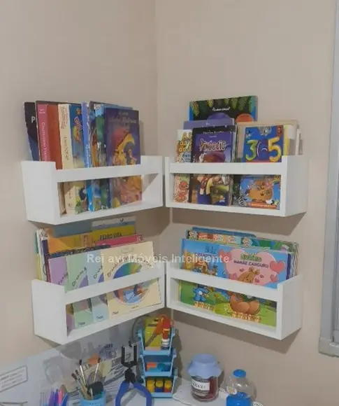Prateleiras Brinquedos Livros Infantil Mdf- 2 Unid