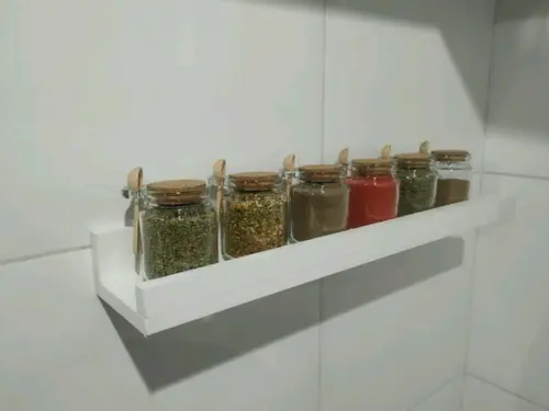 Prateleiras para Temperos Livros Quadros Mdf- 3 Unidades