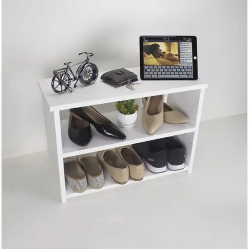 Sapateira 60cm Branco Nicho Organizador Sapato Tênis mdf