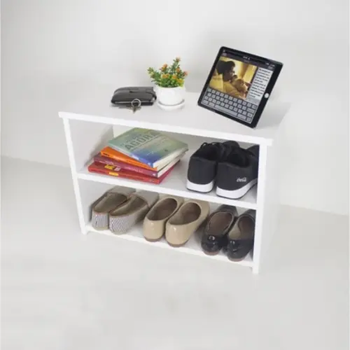 Sapateira 60cm Branco Nicho Organizador Sapato Tênis mdf