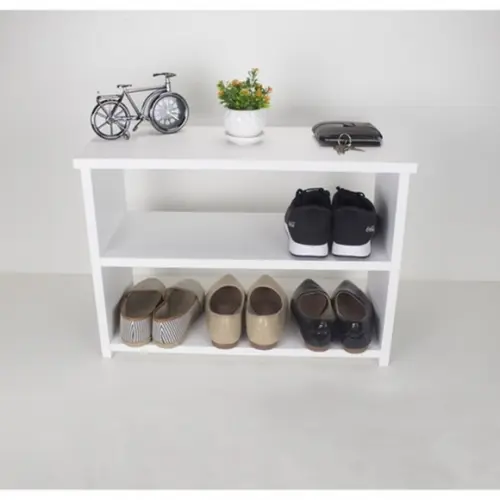 Sapateira 60cm Branco Nicho Organizador Sapato Tênis mdf