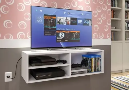 Suporte Monitor Horizontal Armário para Quarto Escritório