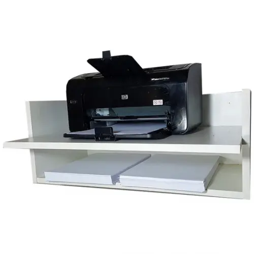 Suporte Impressora e Papel 100% mdf 60x40 Branco Tx