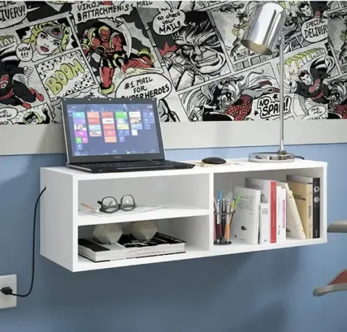 Suporte Notebook Horizontal Armário para Quarto Escritório
