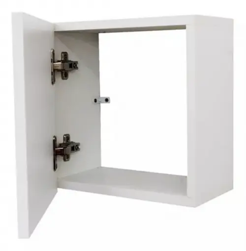 Toalheiro Armário com Porta para Banheiro 30x30x15 - 2 Unid