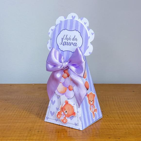 Kit Personalizado Chá de Bebê 3d Lilás PDF Arquivo Digital