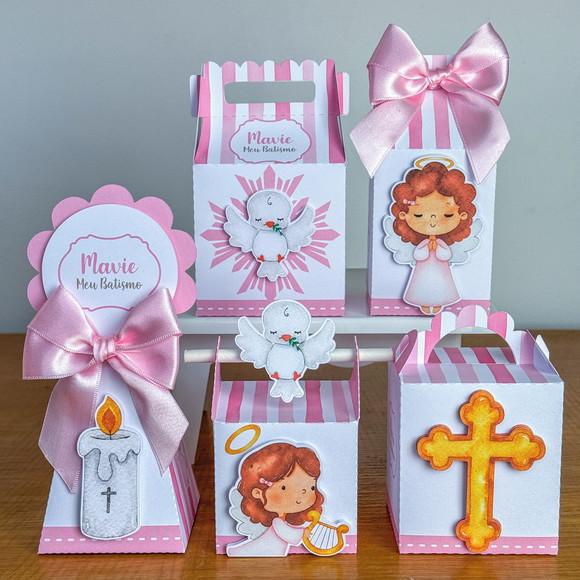Kit Personalizado Batizado Menina PDF Arquivo Digital