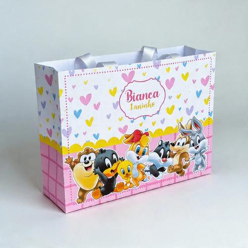 Sacolinha Personalizada Looney Tunes Arquivo Digital
