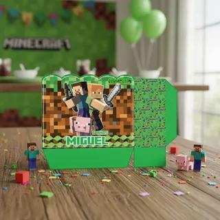 Sacolinha Personalizada Minecraft Arquivo Digital