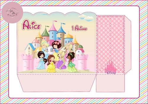 Sacolinha Personalizada Princesas Baby Arquivo Digital