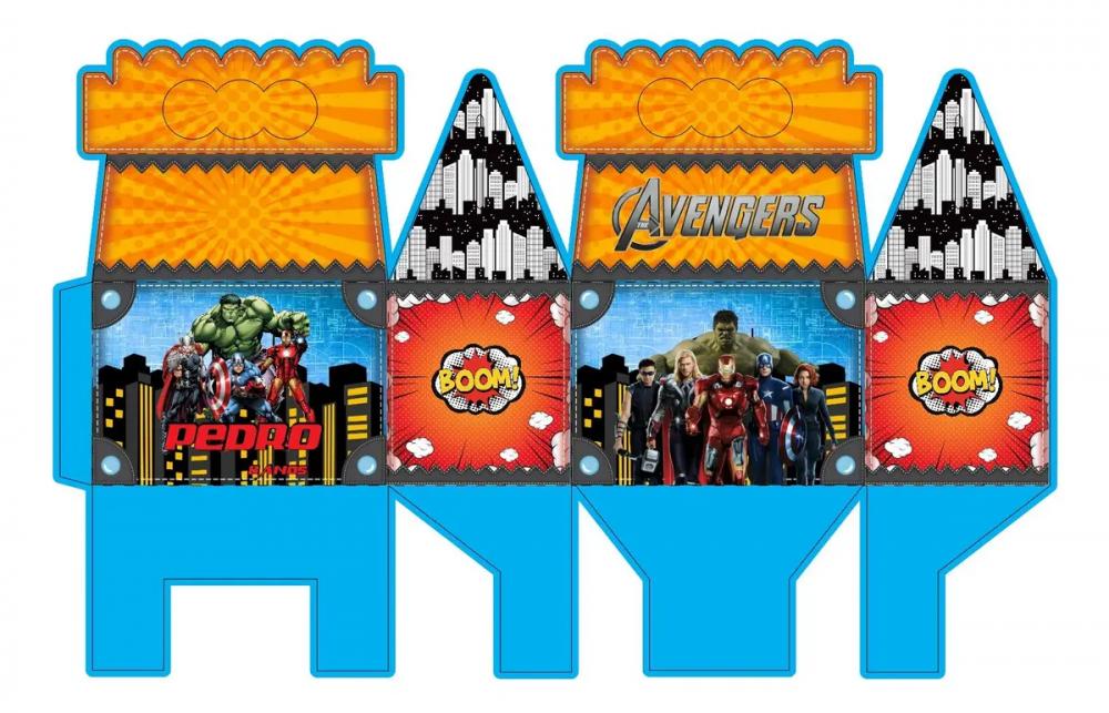 Kit Personalizado Os Vingadores Arquivo Digital