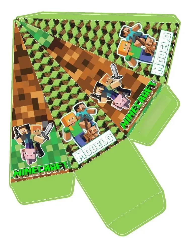 Kit Personalizado Minecraft Arquivo Digital