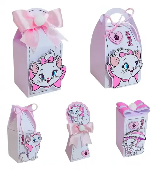 Kit Personalizado Gata Marie 3D- PDF - Arquivo Digital