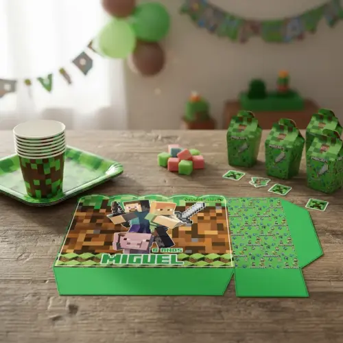Sacolinha Personalizada Minecraft Arquivo Digital