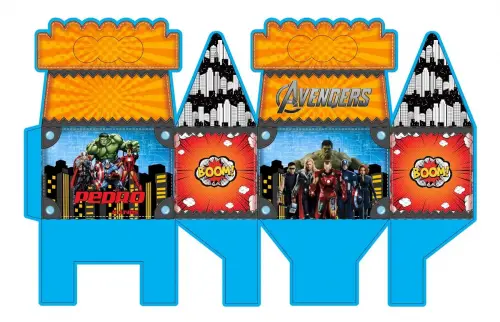 Kit Personalizado Os Vingadores Arquivo Digital