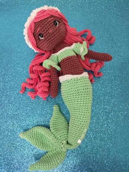 Boneca Sereia Amigurumi