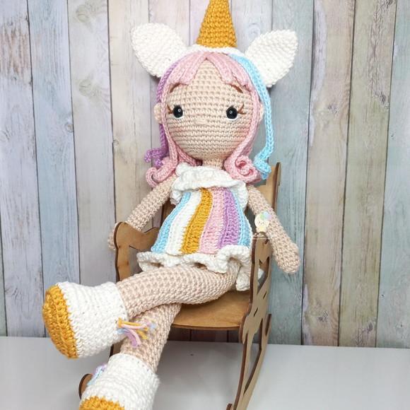 Boneca Sophia Amigurumi