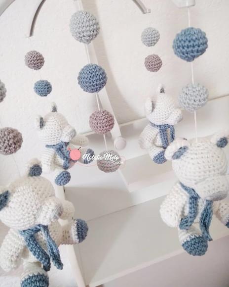 Móbile Amigurumi Com Musical
