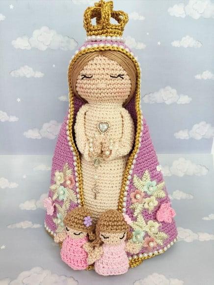 Nossa Senhora Aparecida Amigurumi 30cm