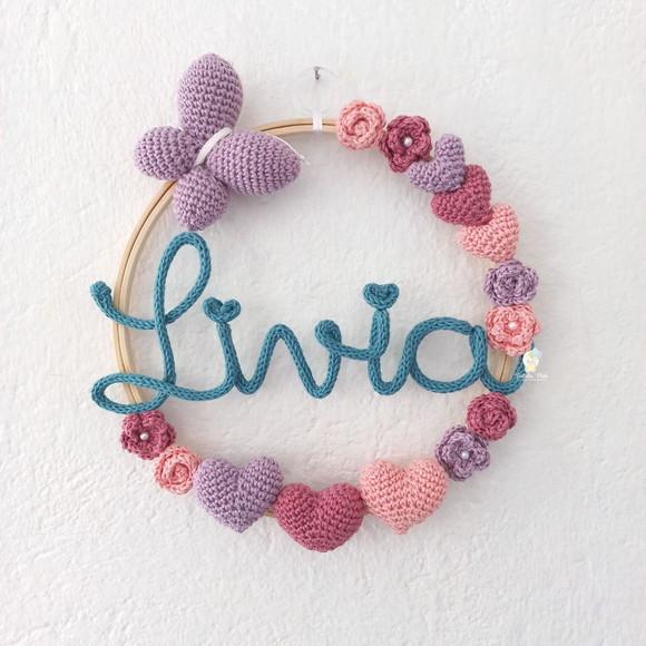 Porta Maternidade em Amigurumi e Tricotin