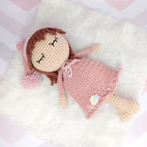 Boneca Amélie Amigurumi