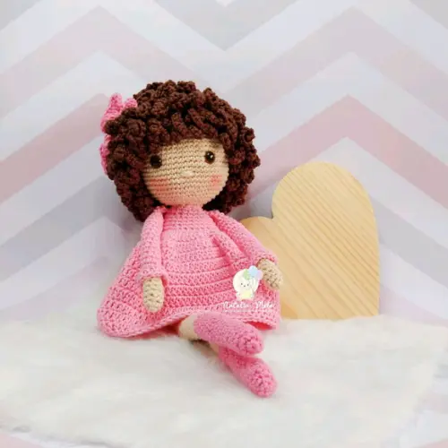 Boneca Mell Amigurumi
