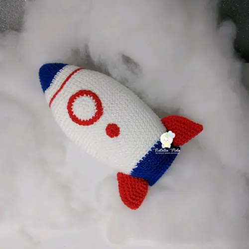 Foguete Amigurumi