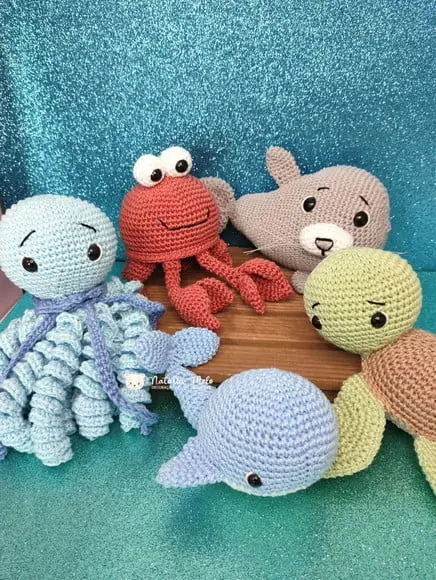 Kit Animais Fundo do Mar
