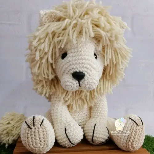 Leãozinho Amigurumi