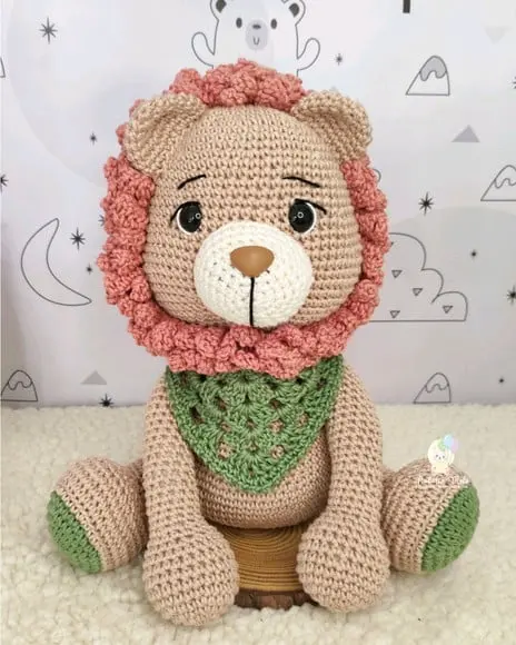 Leão Amigurumi