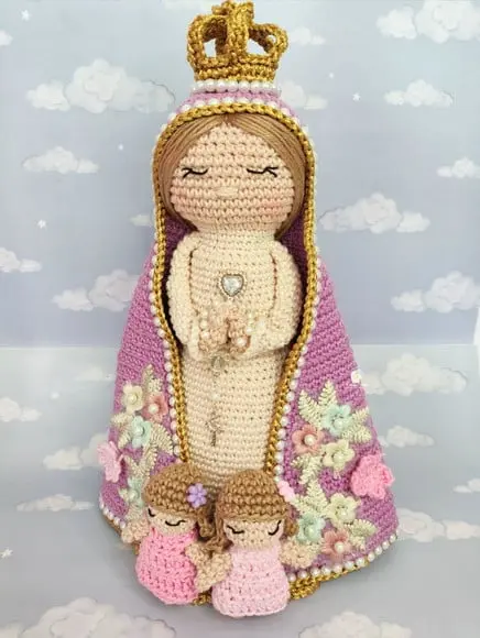 Nossa Senhora Aparecida Amigurumi 30cm